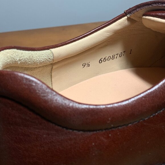 Mens 8.5 Finn Comfort Teak Designer Leather Shoes - Picture 8 of 9